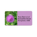 Search for thistle return address labels Purple