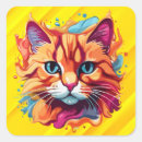 Search for cute cat face stickers Head