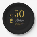 Search for black and gold paper plates Party