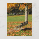 Search for bench vertical postcards Autumn