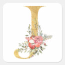 Search for monogram letter j stickers Gold