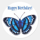 Search for happy birthday butterfly stickers Blue