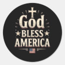 Search for patriotic christian stickers God bless america