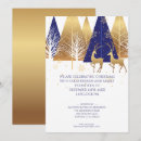 Search for royal blue christmas invitations Modern