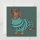 Search for wiener dog christmas cards Santa