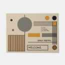 Search for mid century modern design doormats Geometric