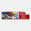 Search for adopt a pet bumper stickers Animals