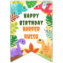 Search for dinosaur bunting flags Happy birthday