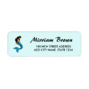 Search for fish scale return address labels Mermaid