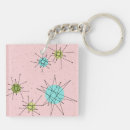 Search for retro square key rings Vintage style