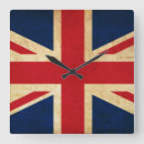 Search for vintage london clocks Union jack
