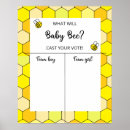 Search for baby gender voting posters Bee gender reveal