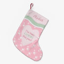 Search for pink and green christmas stockings Girl