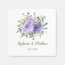 Search for purple wedding napkins Elegant
