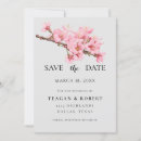 Search for cherry blossom save the dates Botanical