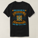 Search for mechanical engineer gear tshirts Problem solver