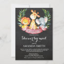 Search for love giraffe invitations Shower by mail