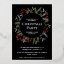 Search for employee christmas invitations Modern xmas party