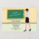 Search for teacher graduation invitations Chalkboard
