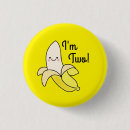 Search for bananas round badges Cartoon