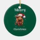 Search for cute cow christmas tree decorations Highland