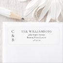 Search for bridal party return address labels Black and white