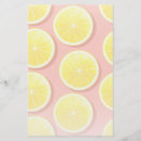 Search for lemon stationery paper Pattern