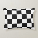 Search for black white checkered cushions For her