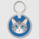 Search for blue eyes key rings Cat