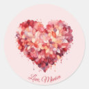 Search for valentine name stickers Heart
