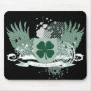 Search for four leaf clover mouse mats Shamrock
