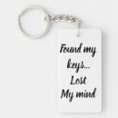 Search for found key rings Black and white