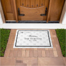 Search for numbers doormats Black and white
