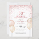 Search for surprise for her birthday invitations Pink