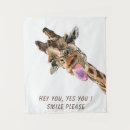 Search for funny tapestries Giraffe
