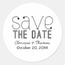 Search for black save the date stickers Trendy