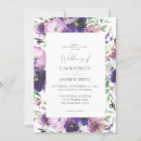 Search for dark purple wedding invitations Rustic