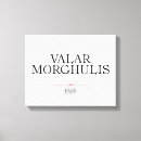 Search for game of thrones canvas prints Typography