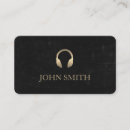 Search for audio engineer business cards Headset