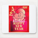 Search for happy new year mouse mats Cartoon