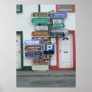 Search for directional sign posters Green