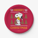 Search for santa claus paper plates Snoopy
