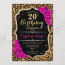 Search for fuschia birthday invitations Pink