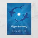 Search for blue wedding anniversary cards Watercolor