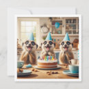 Search for meerkat birthday invitations Animal