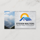 Search for solar panel business business cards Technician