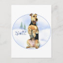 Search for airedale christmas cards Terrier