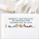 Search for beautiful blooms return address labels Flowers