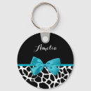 Search for blue giraffe round key rings Cute