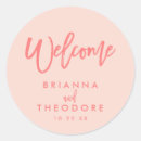 Search for welcome stickers Typography